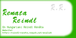 renata reindl business card